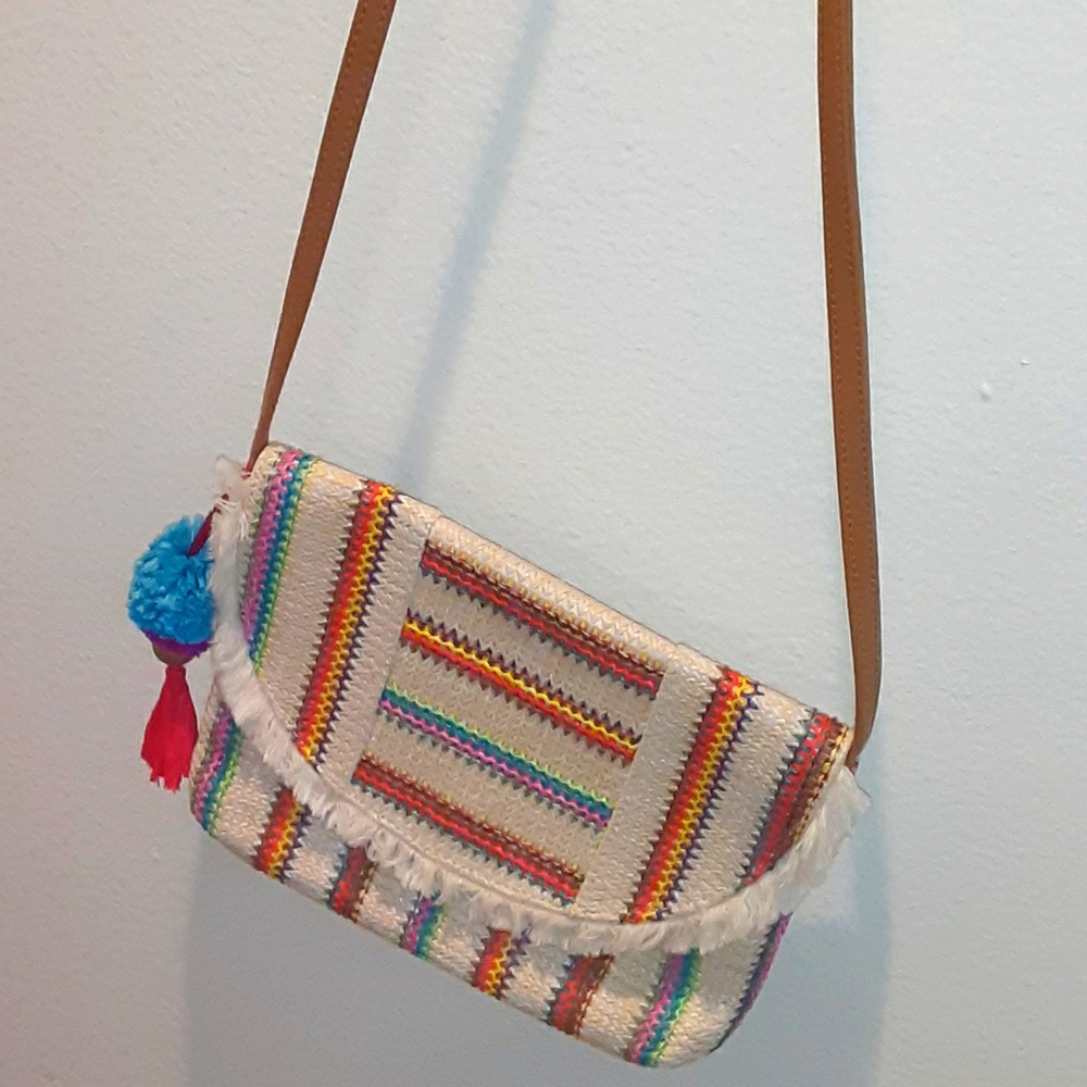 Colorful weaved crossbody - Picture 2 of 4
